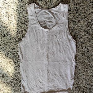 Lululemon white gym tank